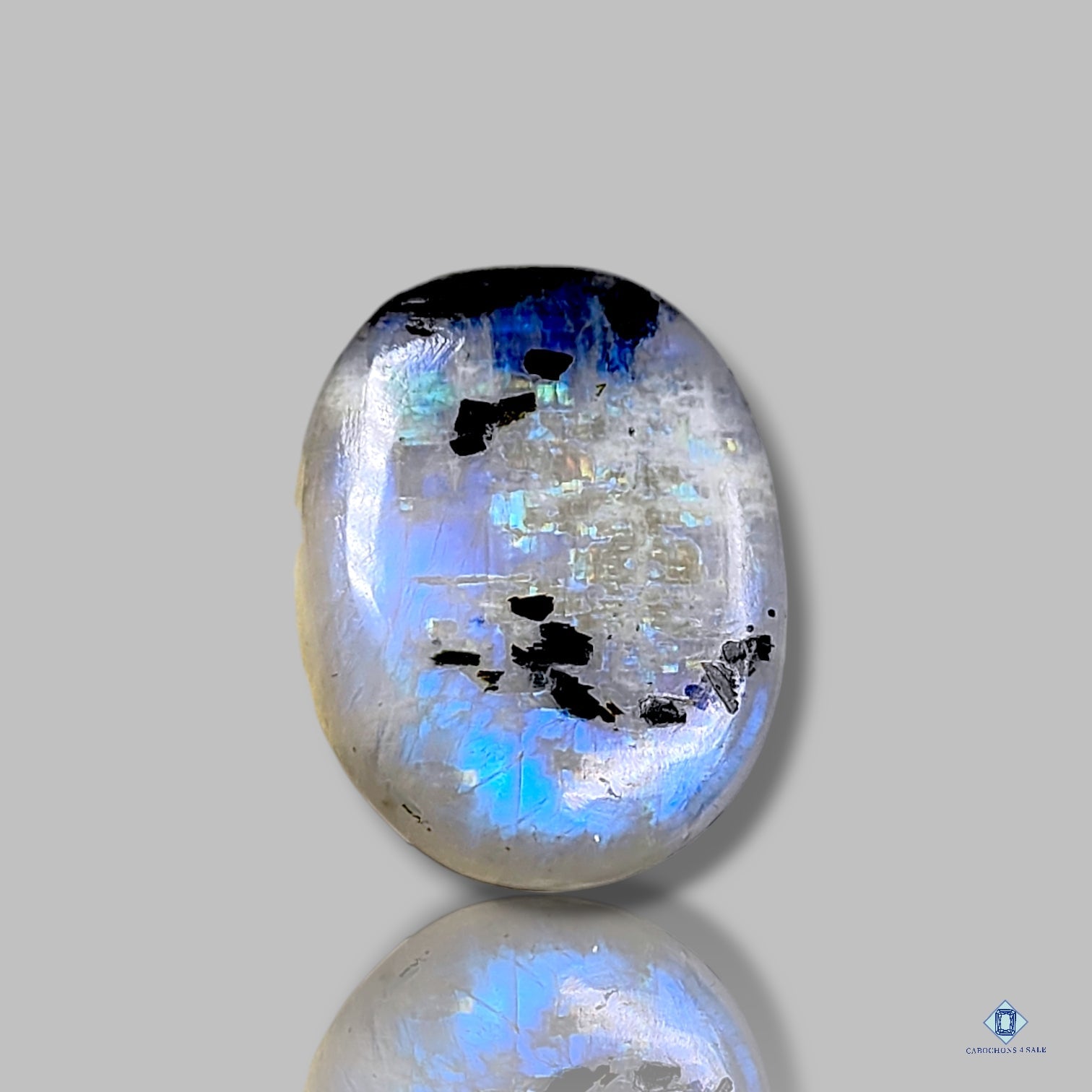 Black Tourmalated Moonstone