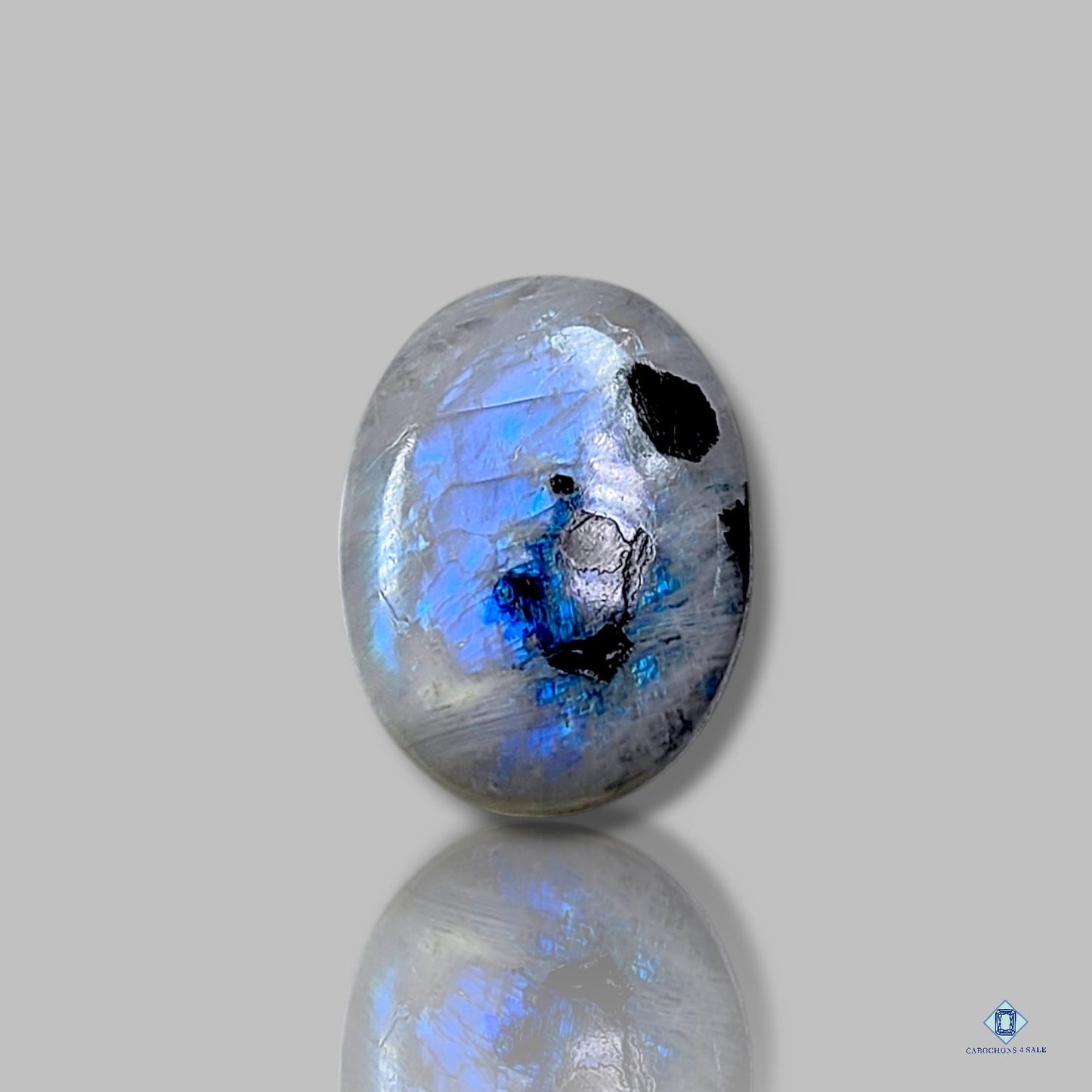 Black Tourmalated Moonstone