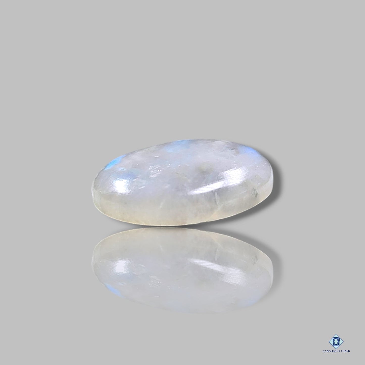 Black Tourmalated Moonstone Oval Cabochons