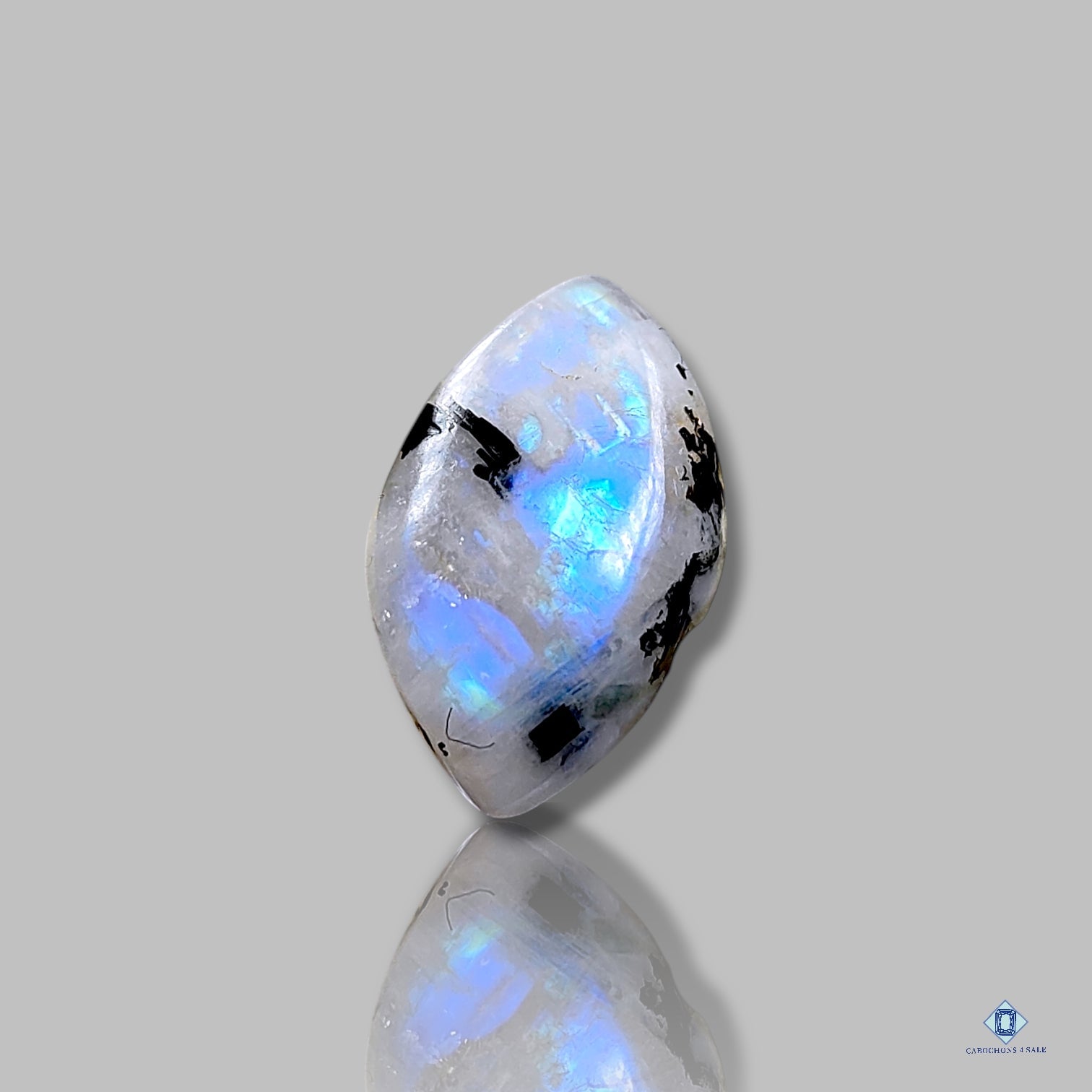 Black Tourmalated Moonstone