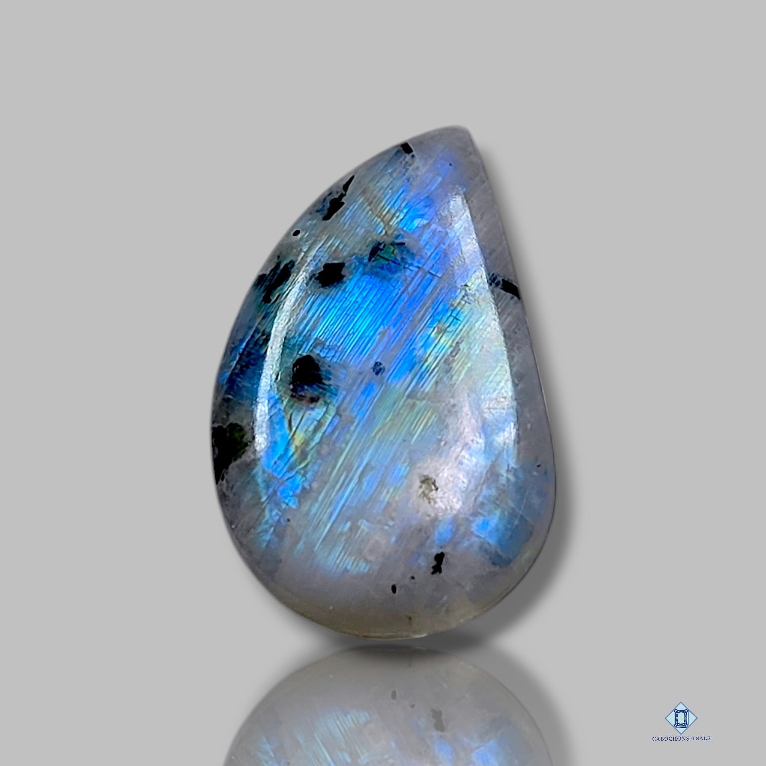 Black Tourmalated Moonstone