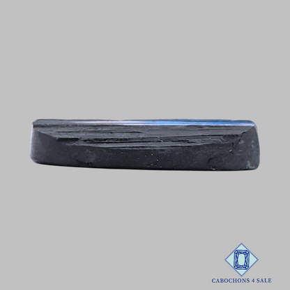 Black Tourmaline Oval Druzy