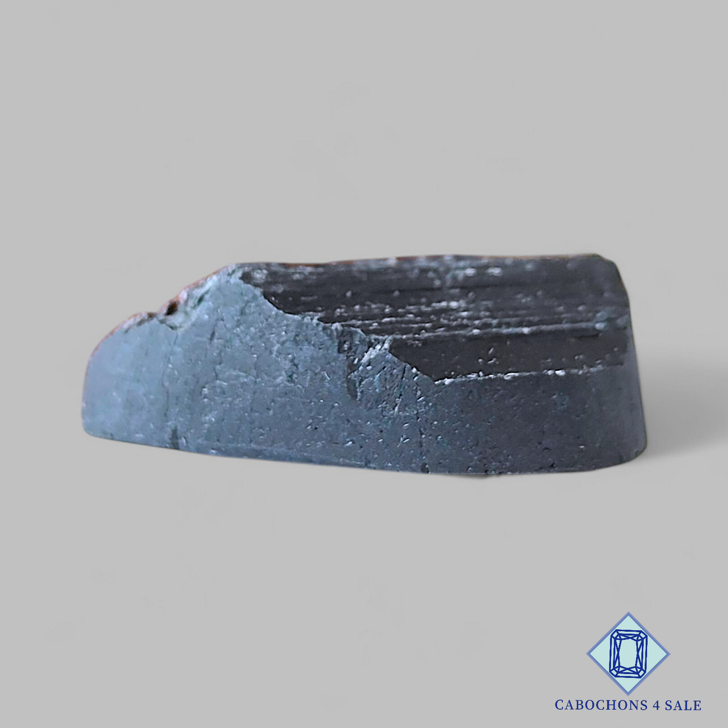 Black Tourmaline Pear Druzy