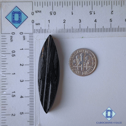 Black Tourmaline Marquise Druzy