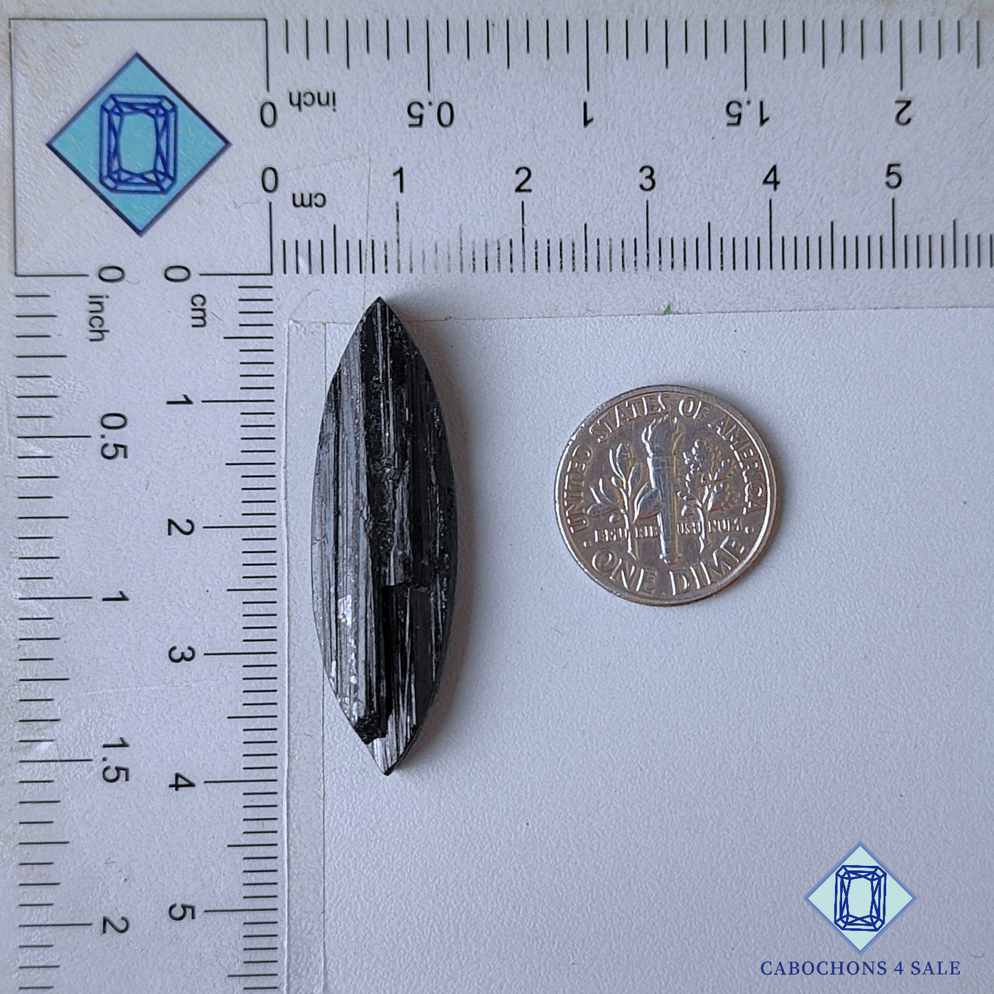 Turmalina negra marquesa drusa