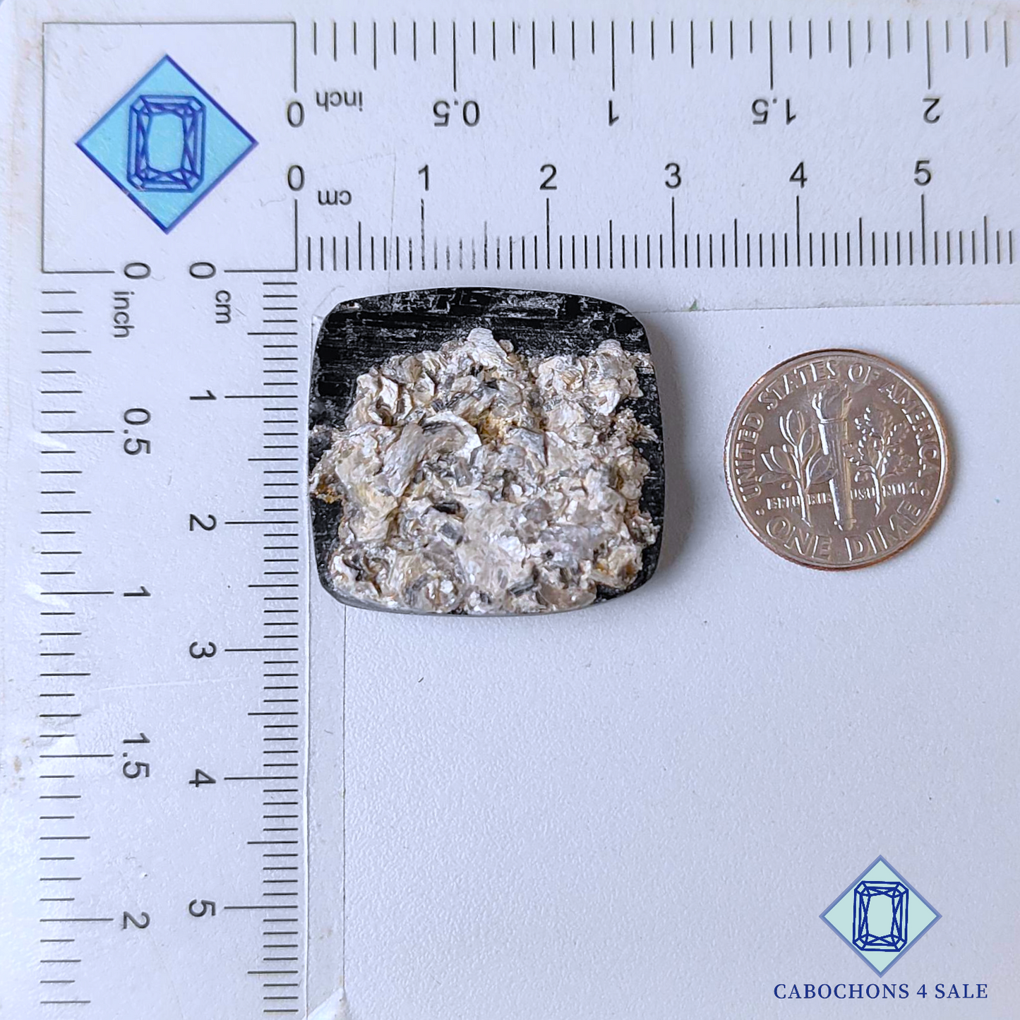 Black Tourmaline Fancy Druzy