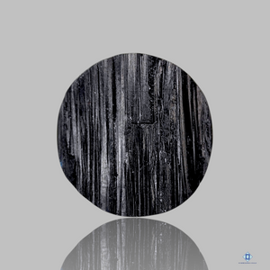 Black Tourmaline Round Druzy