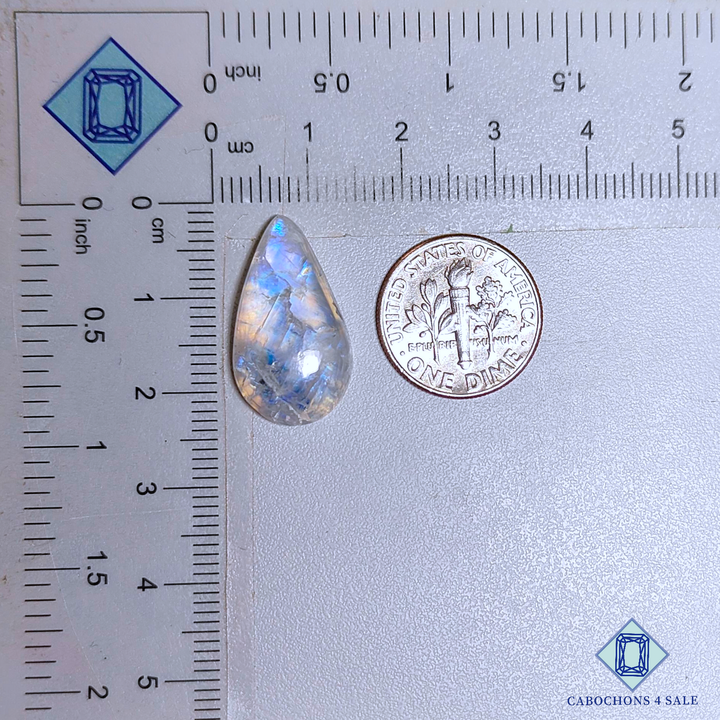 Black Tourmulated Moonstone