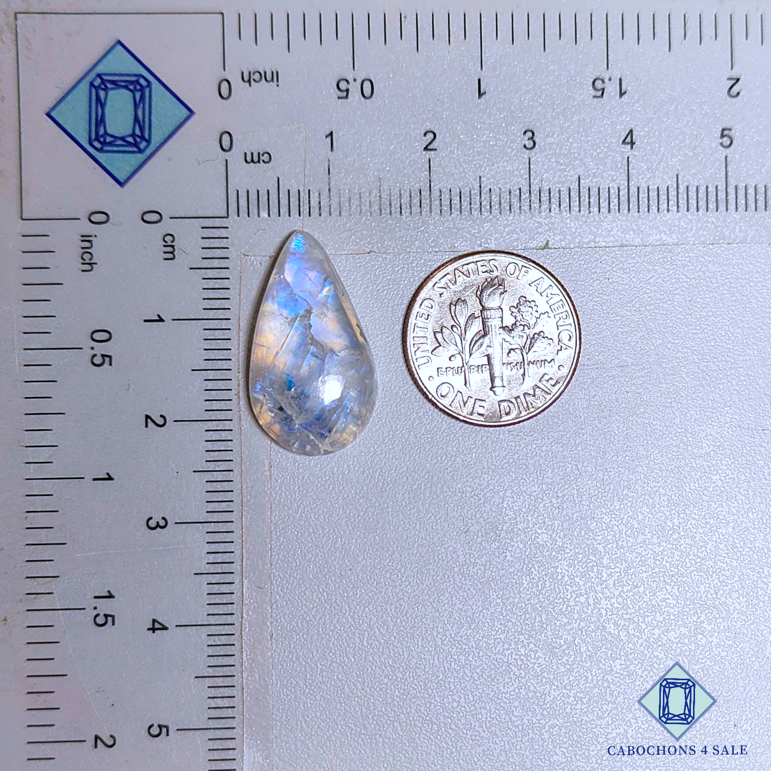 Black Tourmulated Moonstone