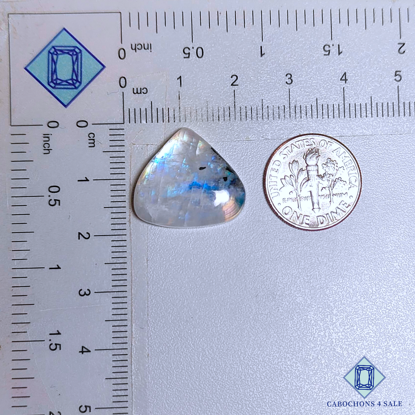 Black Tourmulated Moonstone