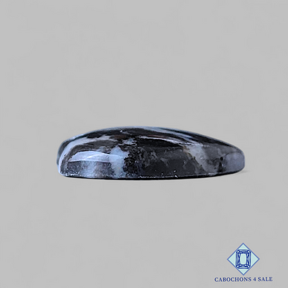 Black Zebra Jasper Heart Carvings