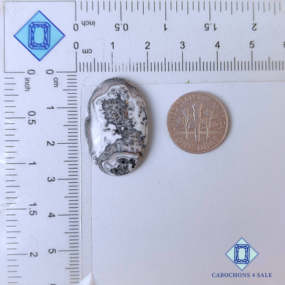 Black Zebra Onyx Oval Cabochons 27*18*5mm