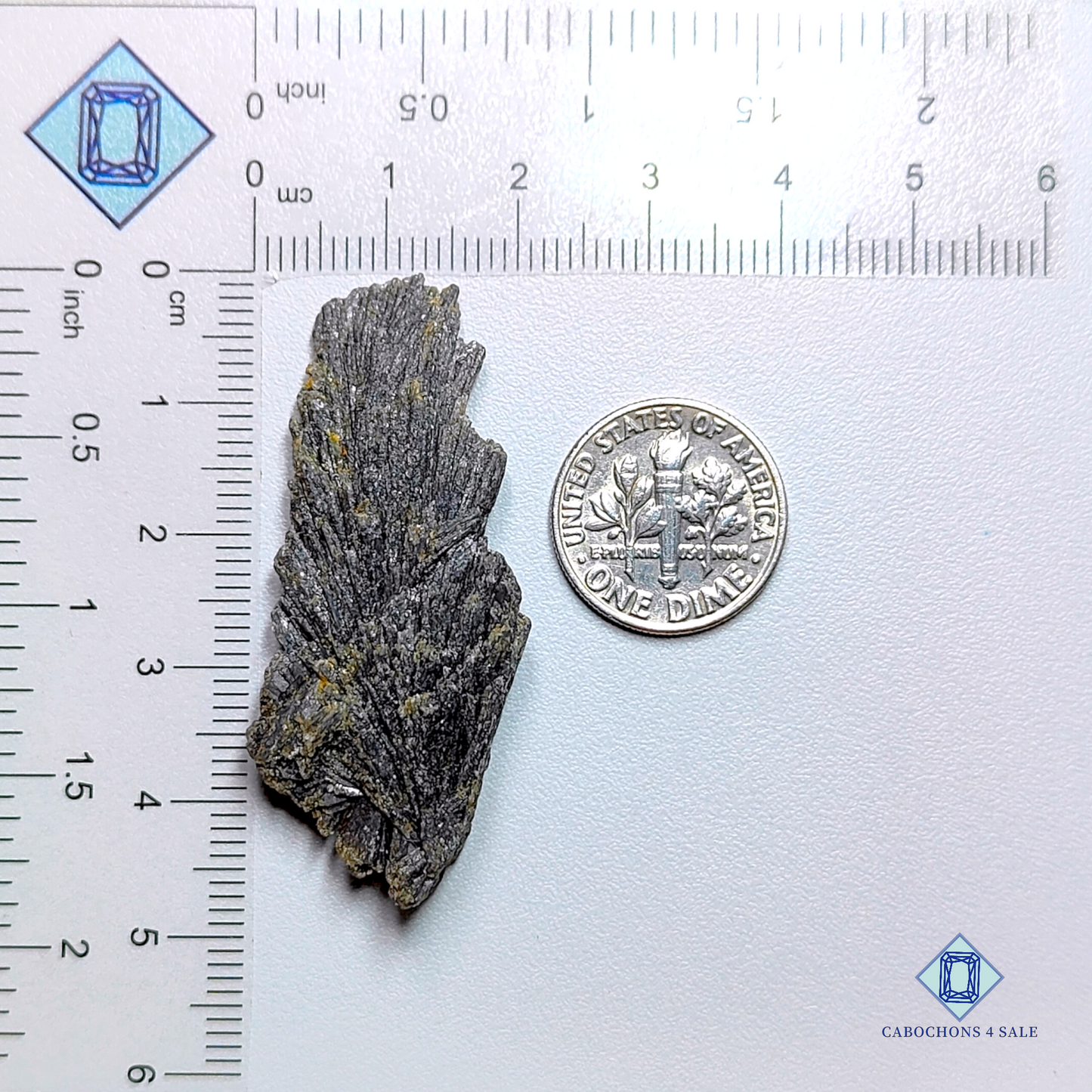 Black kyanite Fancy Druzy