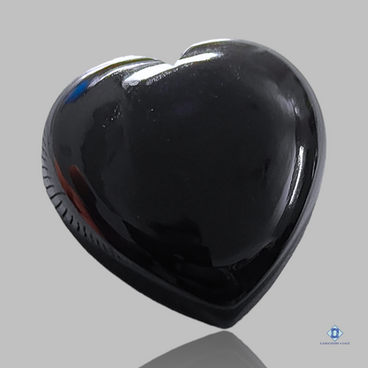 Black onyx Heart Cabochons