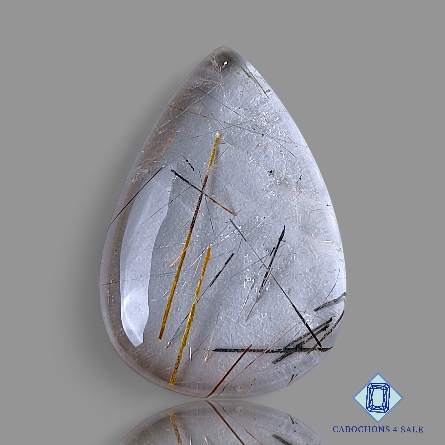 Black with Copper Rutile Quartz