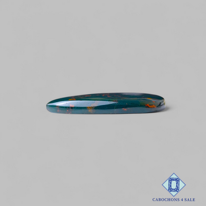 Blood Stone Pear Cabochons