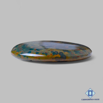 Natural Blood Stone Gemstone  Round Cabochons 30*5mm from Brazil  available for sale