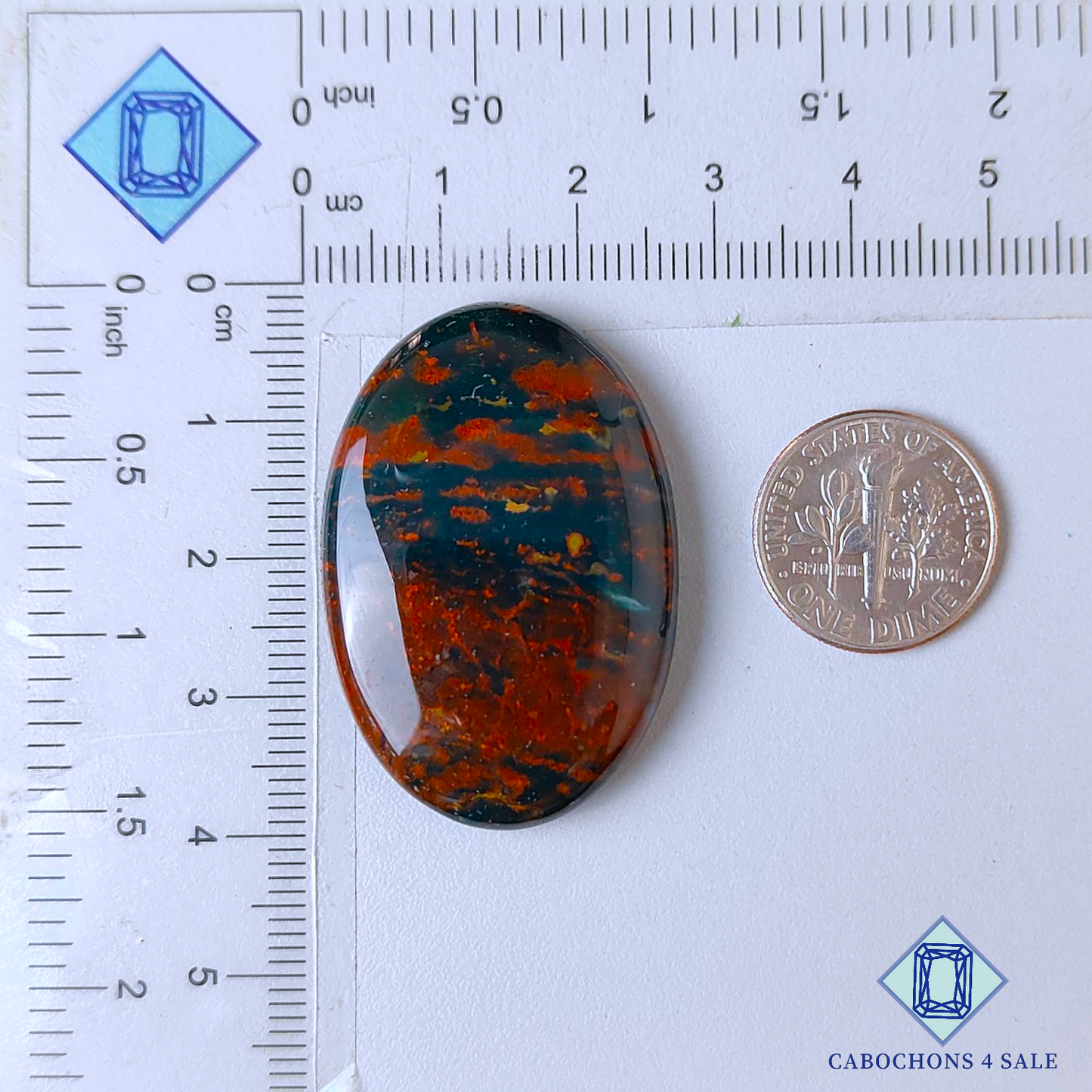 Blood Stone Oval Cabochons
