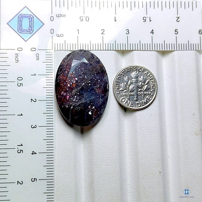 Bloodshot Iolite Oval All Cuts