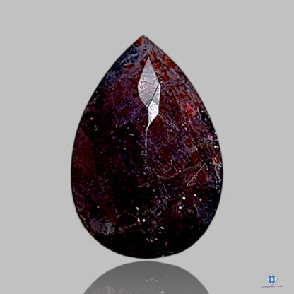 Bloodshot Iolite Pear All Cuts