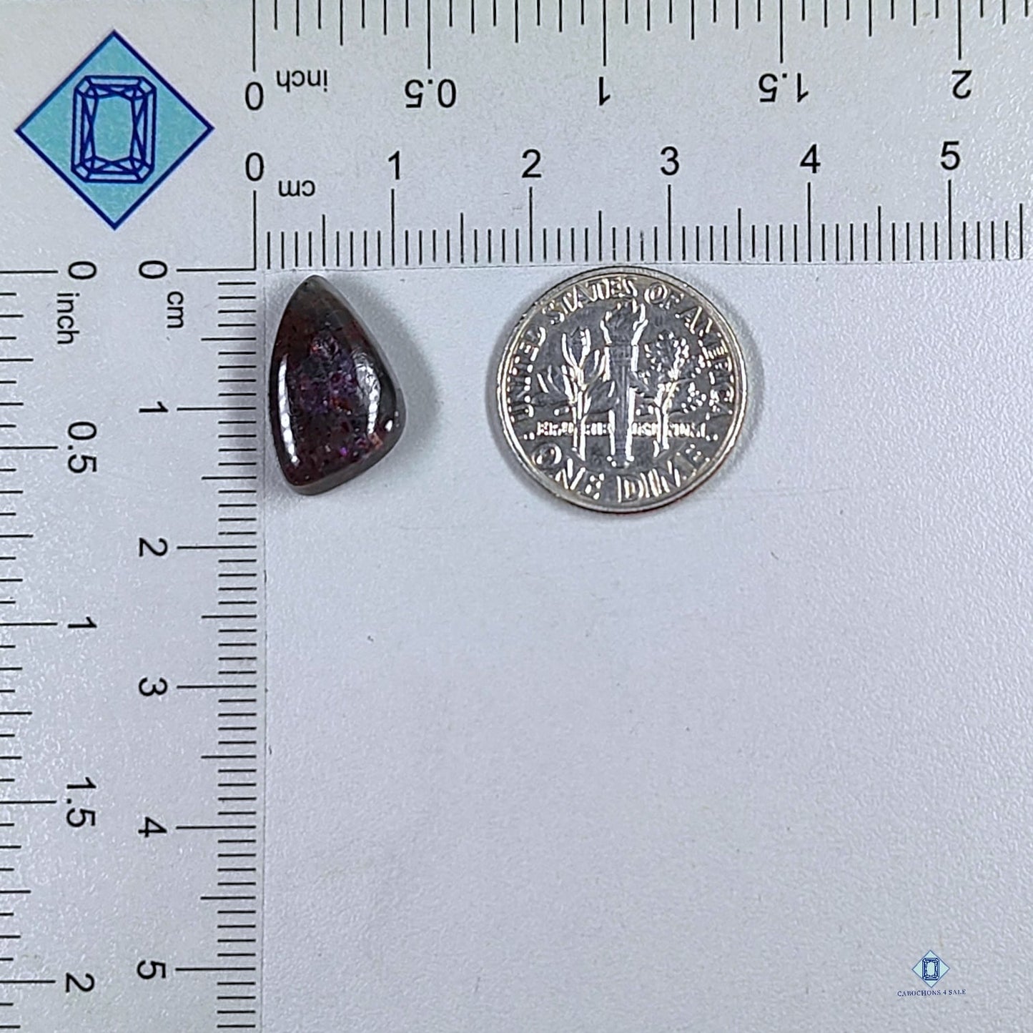 Bloodshot Iolite Fancy Cabochons