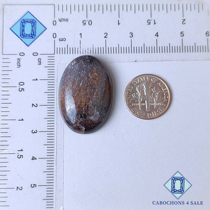 Bloodshot Iolite Sunstone Oval Cabochons