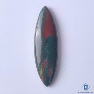 Bloodstone Marquise Cabochons 52x16x6mm