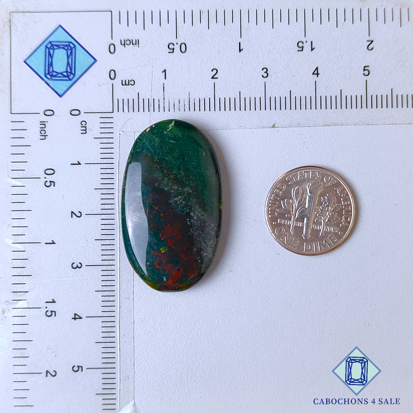 Bloodstone Oval Cabochons