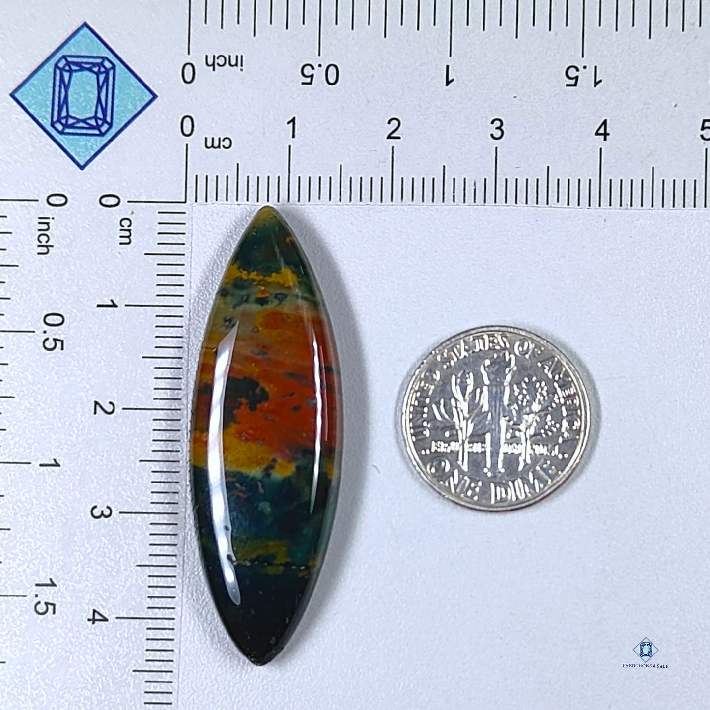 Bloodstone Jasper Marquise Cabochons