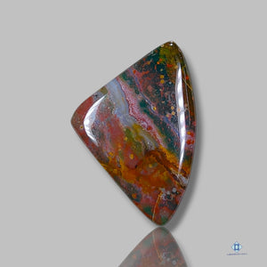 Bloodstone Jasper Pear Cabochons