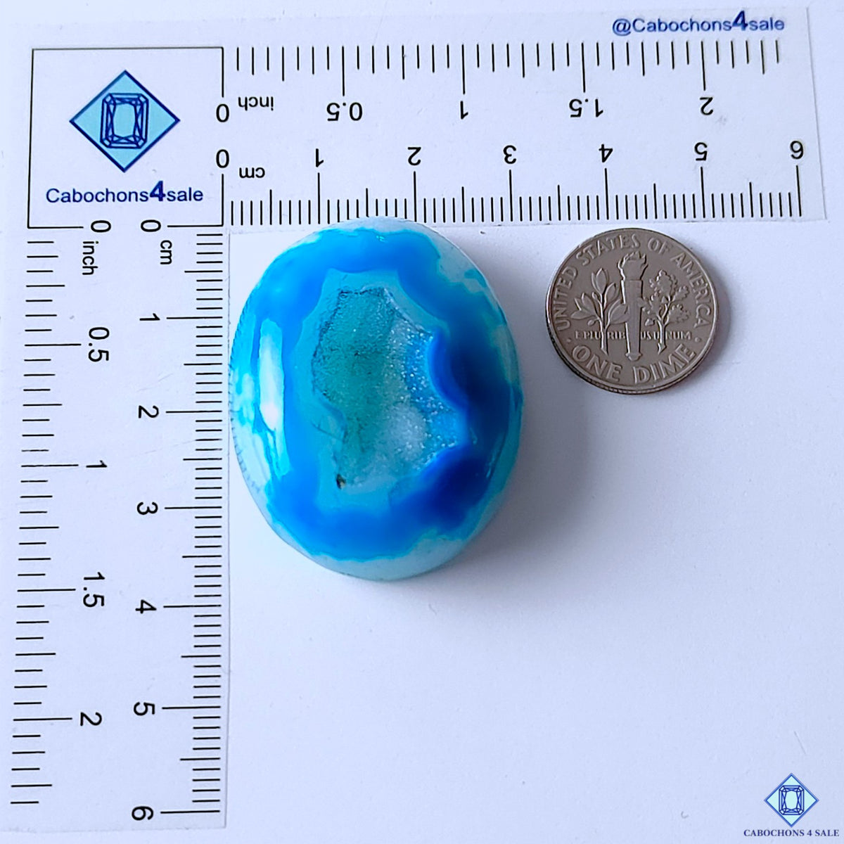 Blue Agate Druzy