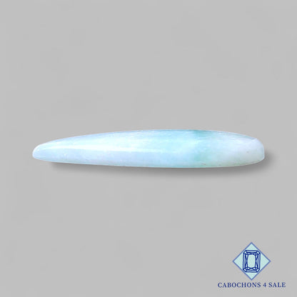 Natural Blue Aragonite Gemstone  Pear Cabochons 40*20*5mm from Spain available for sale