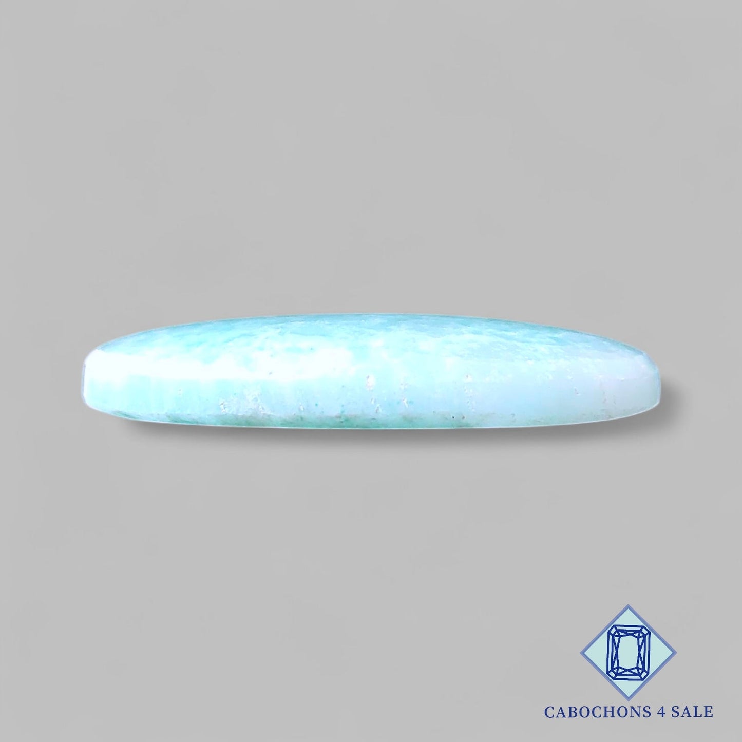 Natural Blue Aragonite Gemstone  Oval Cabochons 41*27*6mm from Spain available for sale