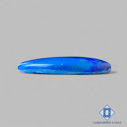 Cabujones ovalados de azurita Blue Bird de 30 x 17 x 5 mm