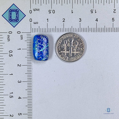 Blue Bird Azurite Rectangle Cabochons