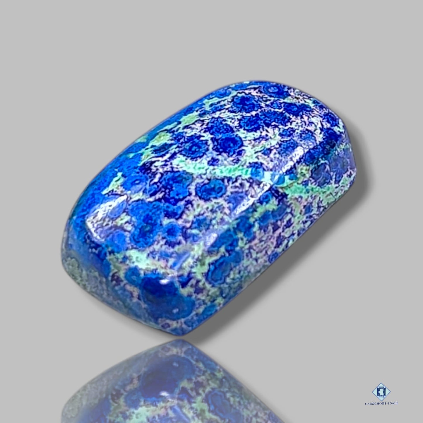 Blue Bird Azurite Rectangle Cabochons