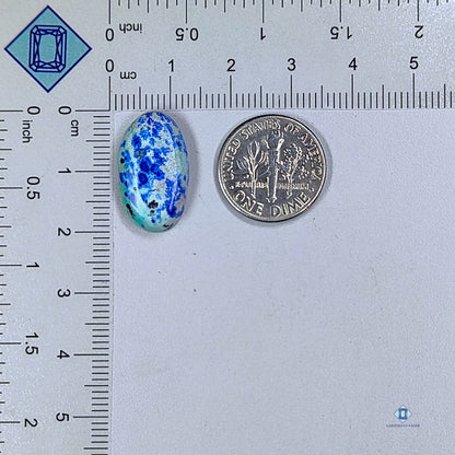 Blue Bird Azurite Oval Cabochons