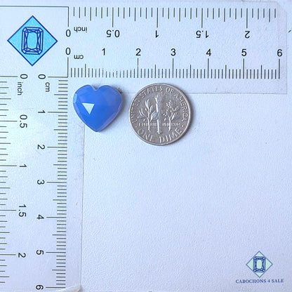 Natural Purple Chalcedony Gemstone  Heart Carvings 13*14*6mm from Turkey  available for sale