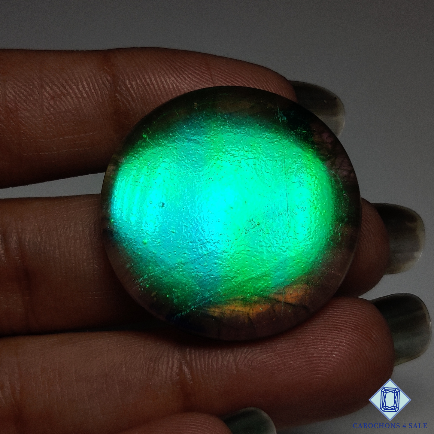 Blue Coated Labradorite Doublets
