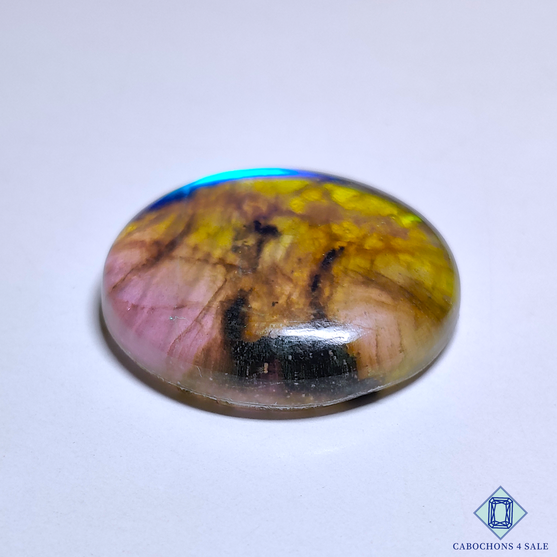 Blue Coated Labradorite Doublets