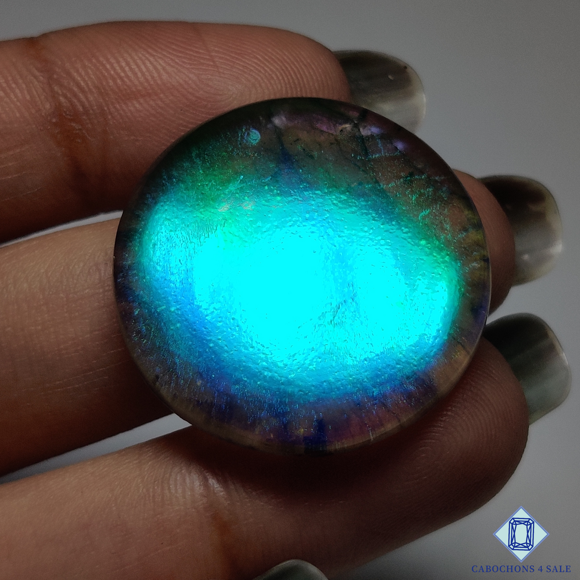 Blue Coated Labradorite Doublets