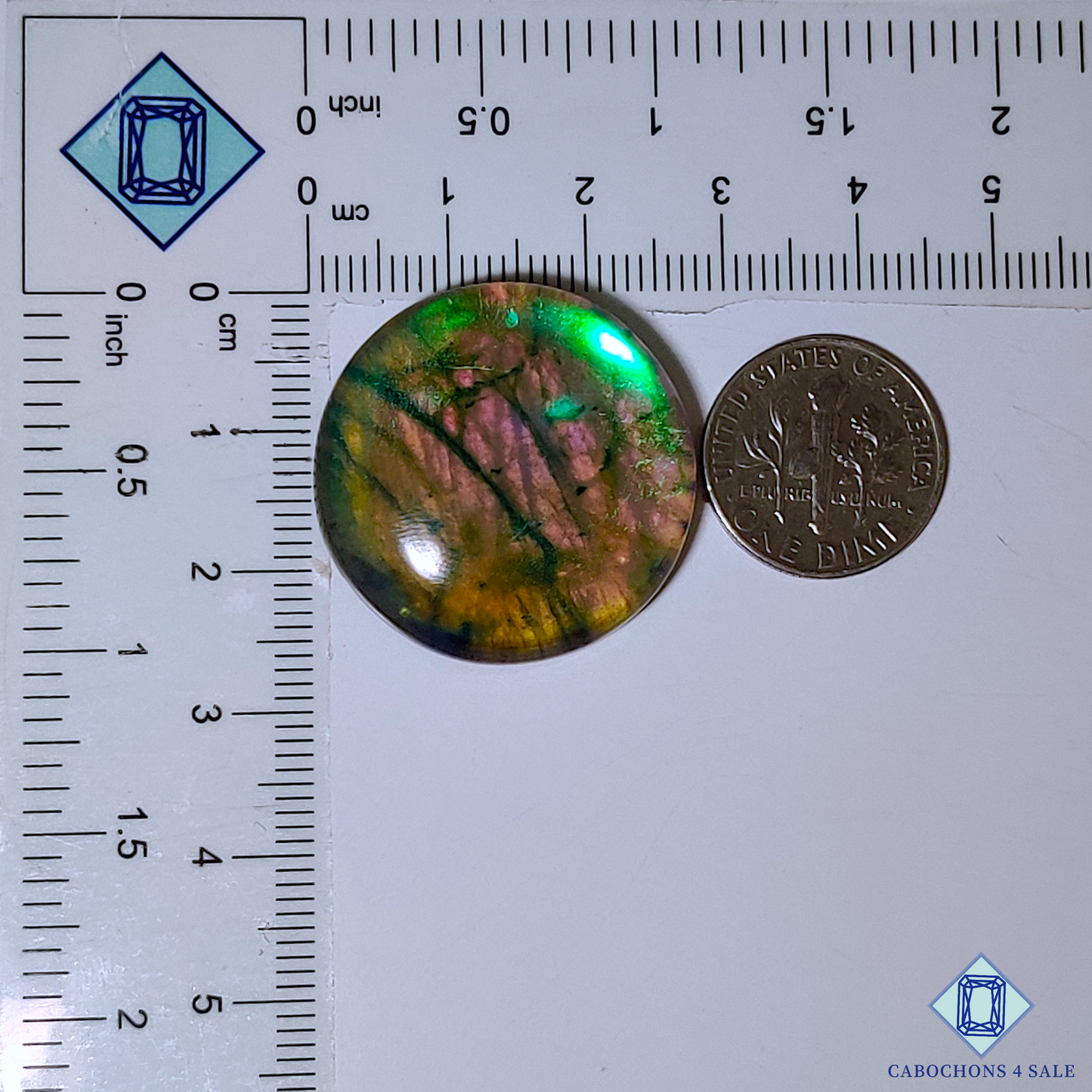 Blue Coated Labradorite Doublets
