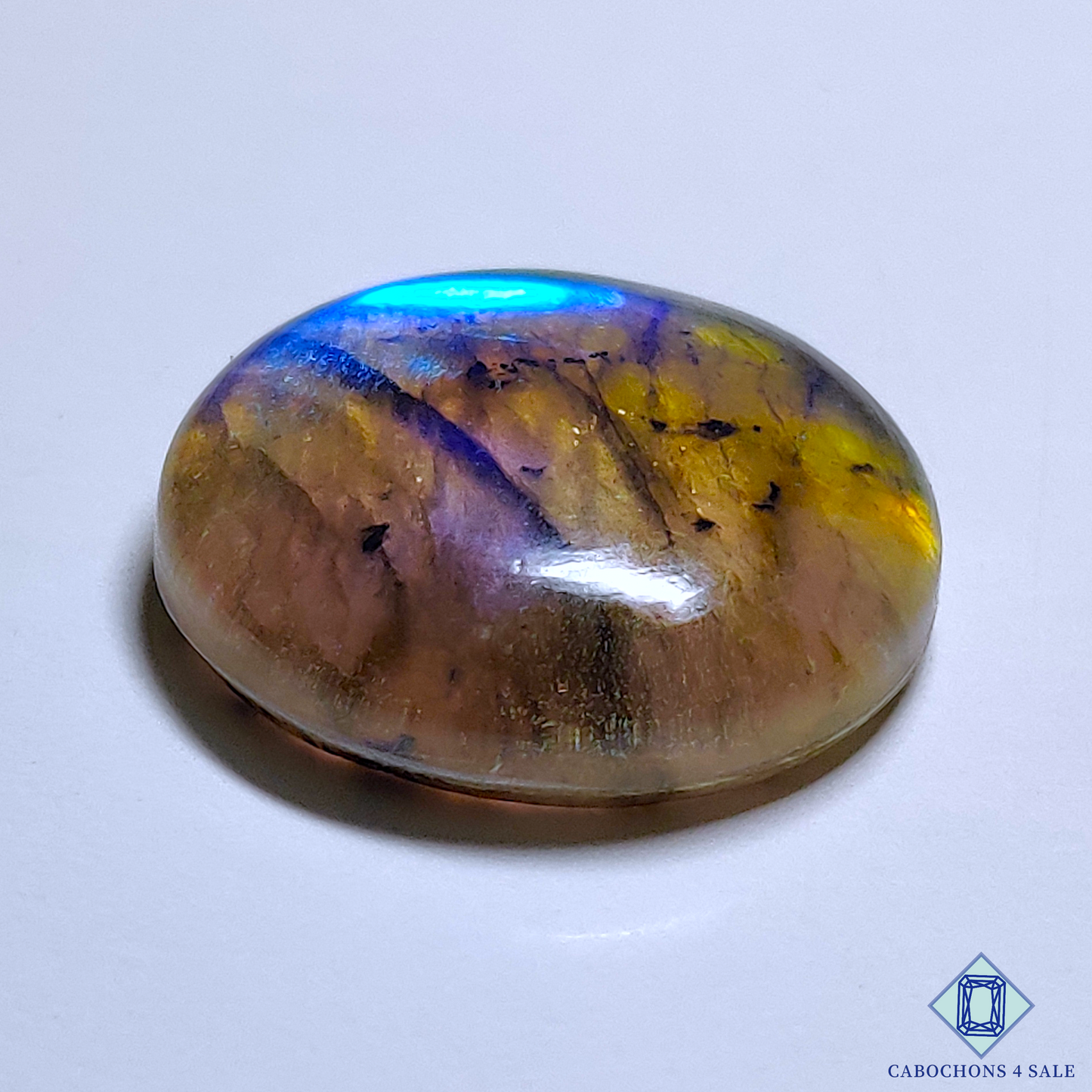 Blue Coated Labradorite Doublets