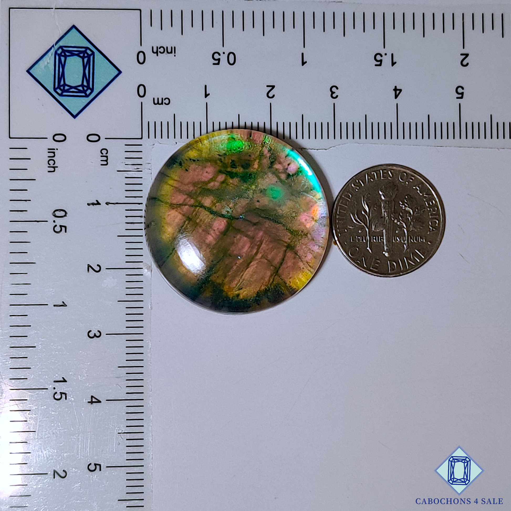 Blue Coated Labradorite Doublets