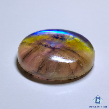 Blue Coated Labradorite Doublets