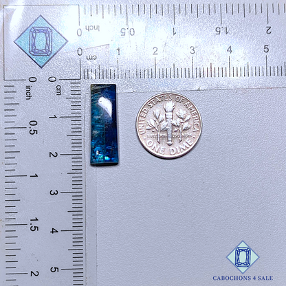 Blue Flashy Kyanite Rectangle Cabochons 21*7*4mm