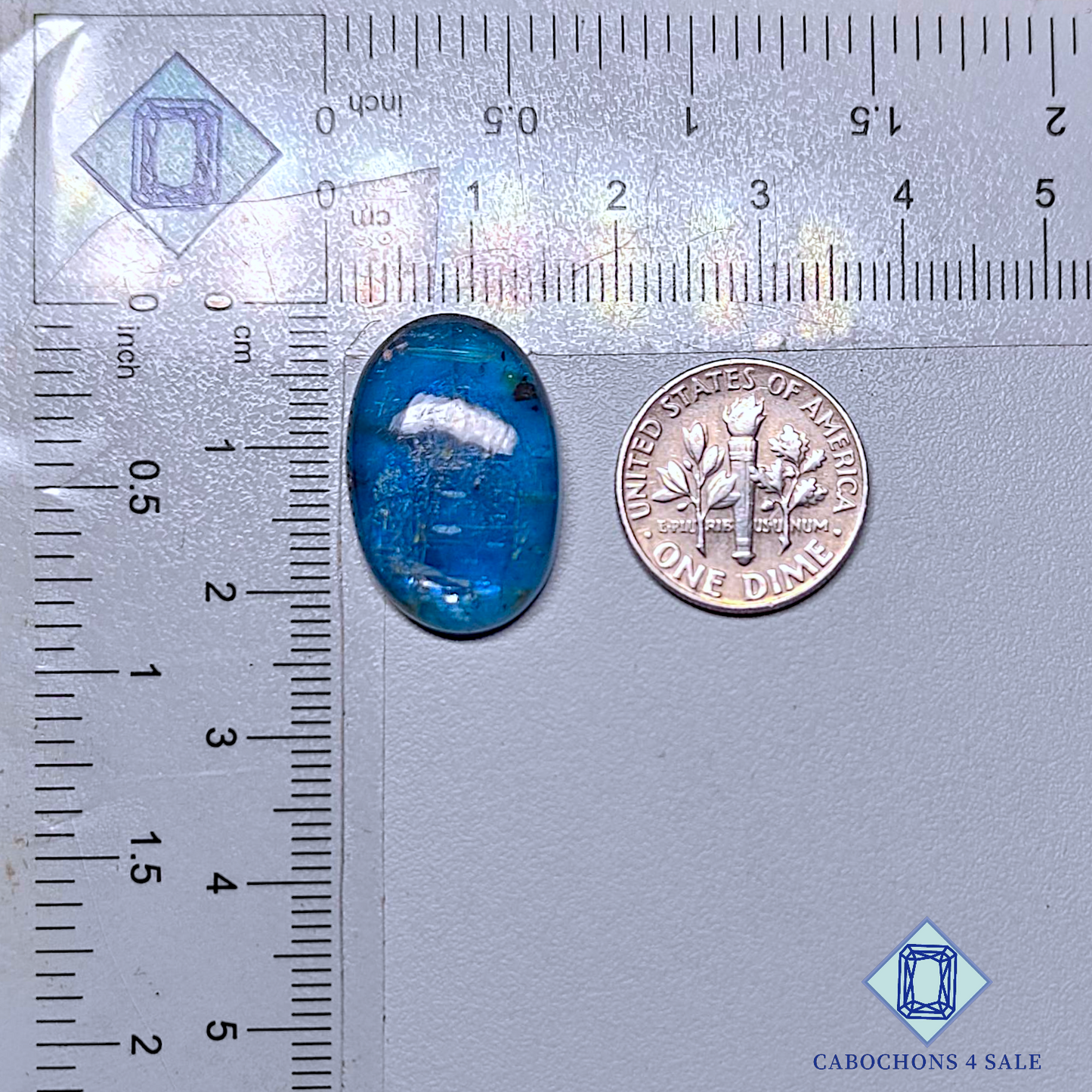 Blue Flashy Kyanite Oval Cabochons 22*15*5mm