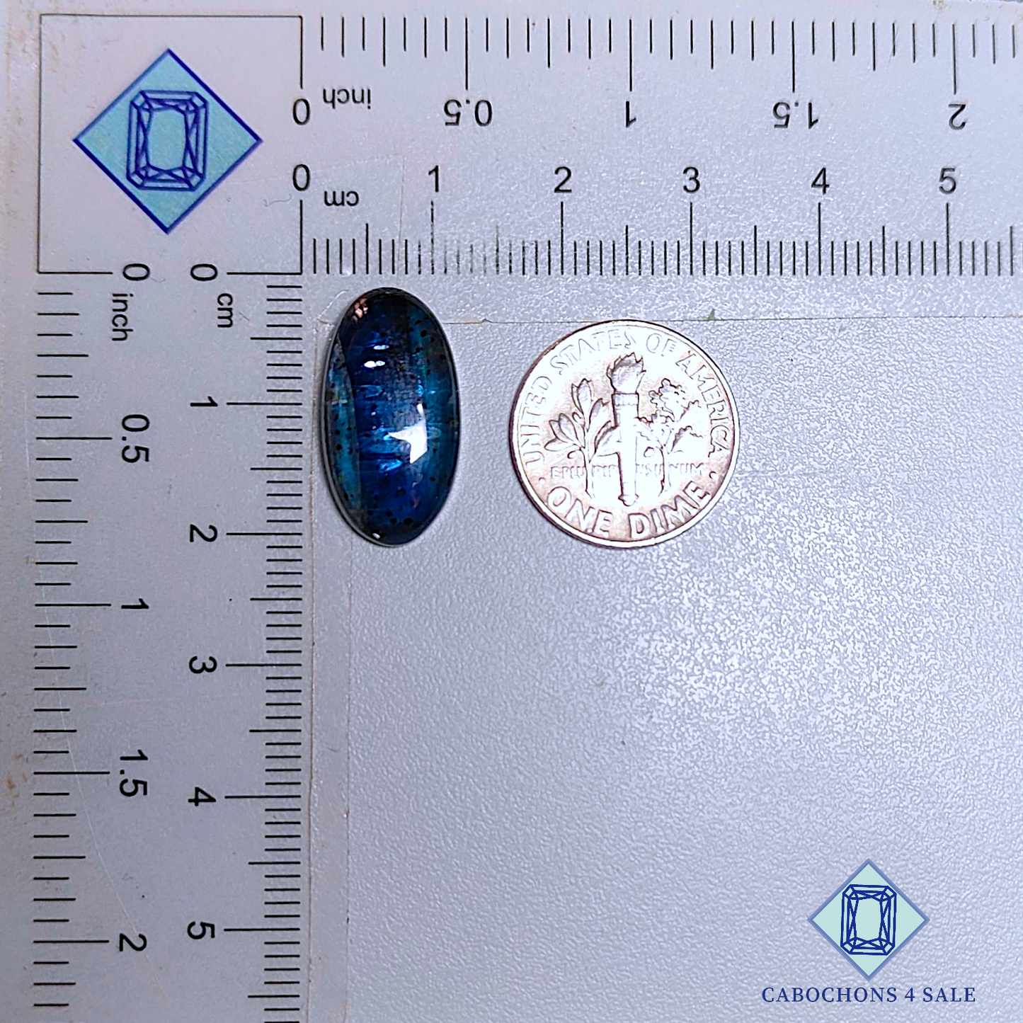 Blue Flashy Kyanite Oval Cabochons 19*10*5mm
