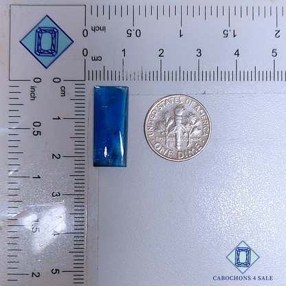 Blue Flashy Kyanite Rectangle Cabochons 21*9*2mm