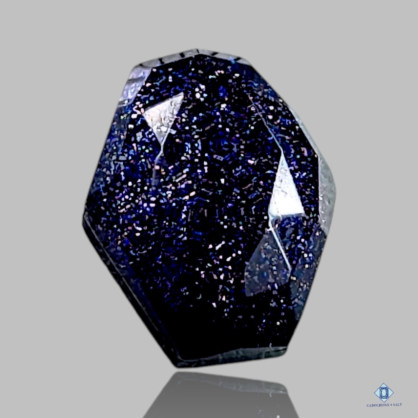 Dobletes de piedra de oro azul + cuarzo cristal Dobletes de fantasía